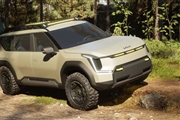 شاسی‌بلند برقی کیا EV9 Adventure با قابلیت‌های آفرود در نمایشگاه سما 2024 + عکس