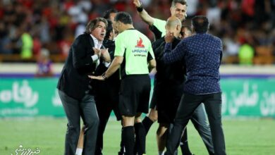 درگیری ساپینتو با هواداران پرسپولیس!/ استقلال فینال جام حذفی را باخت، سرمربی آبی‌ها در فرودگاه جنجال کرد/حضور کمک داور در جشن پرسپولیسی ها!